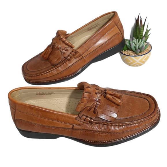 Florsheim Other - Florsheim Leather Slip-On Tassel Loafers Men 8.5